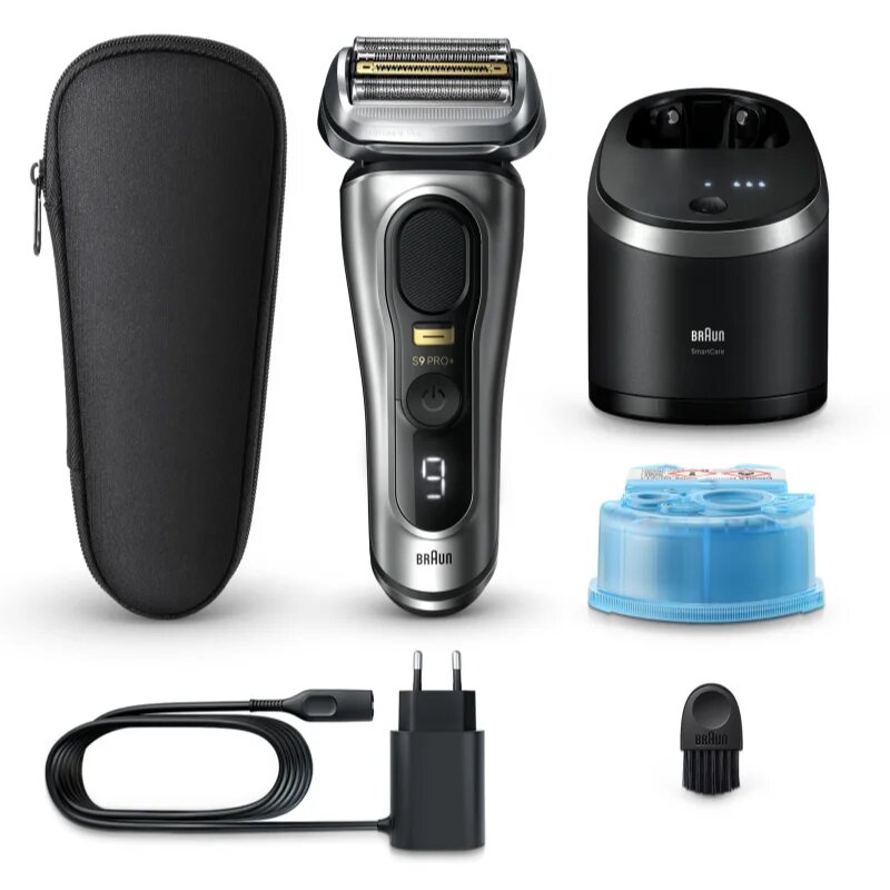 Braun Series 9 PRO+ 9567cc elektromos borotválkozó készülék tisztító- és töltőállomással Silver 1 db