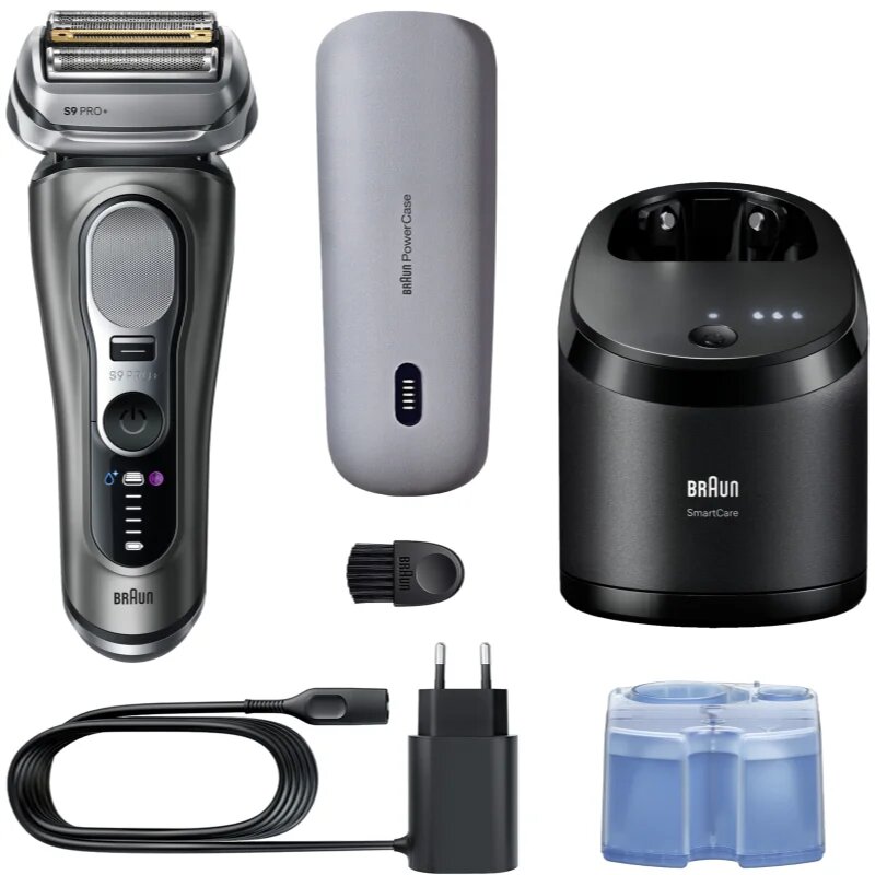 Braun Series 9 PRO+ 9675cc elektromos borotválkozó készülék tisztító- és töltőállomással Black 1 db