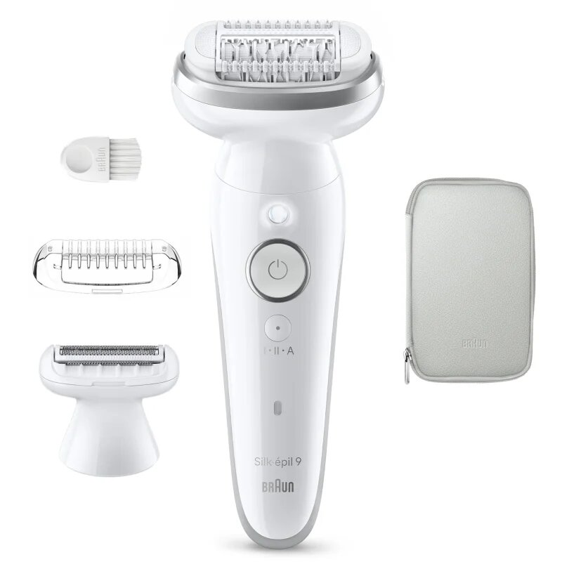 Braun Silk-épil 9 9-030 epilátor teljesen flexibilis fejjel vizes és száraz borotválkozáshoz 1 db
