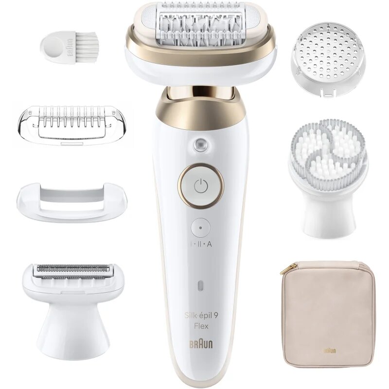 Braun Silk-épil 9 9-060 3D epilátor teljesen flexibilis fejjel vizes és száraz borotválkozáshoz 1 db