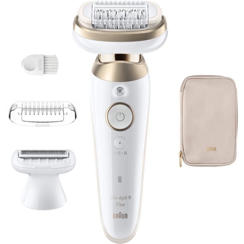 Braun Silk-épil 9 Flex 9-030 3D epilátor teljesen flexibilis fejjel vizes és száraz borotválkozáshoz 1 db