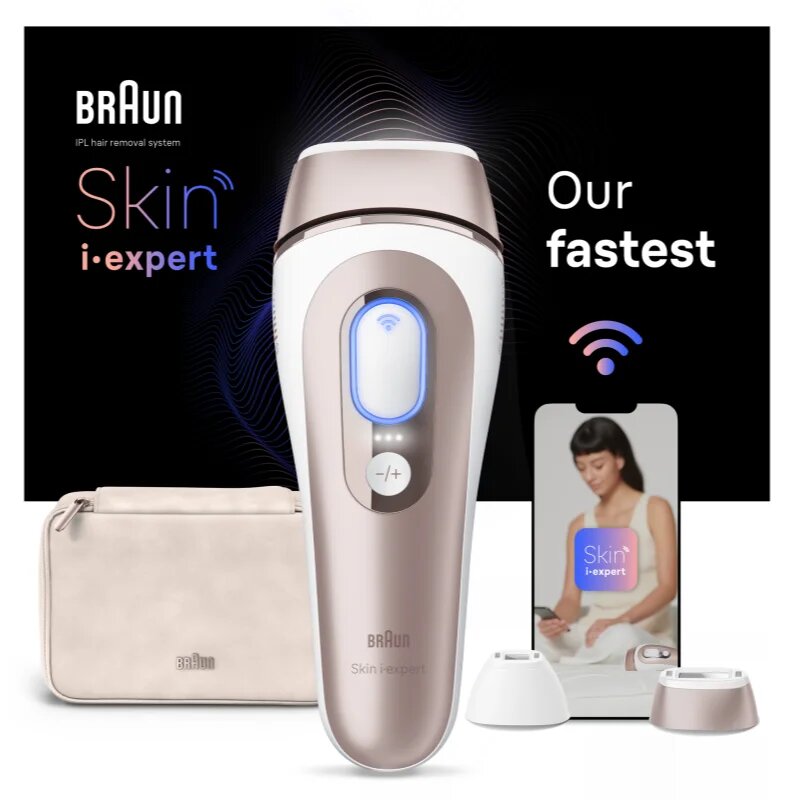 Braun Smart Skin Expert IPL7147 okos IPL készülék szőrtelenítéshez testre arcra bikinivonalra és hónaljra 1 db