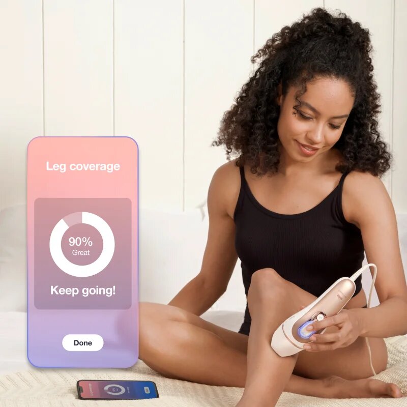 Braun Smart Skin Expert IPL7147 okos IPL készülék szőrtelenítéshez testre arcra bikinivonalra és hónaljra 1 db