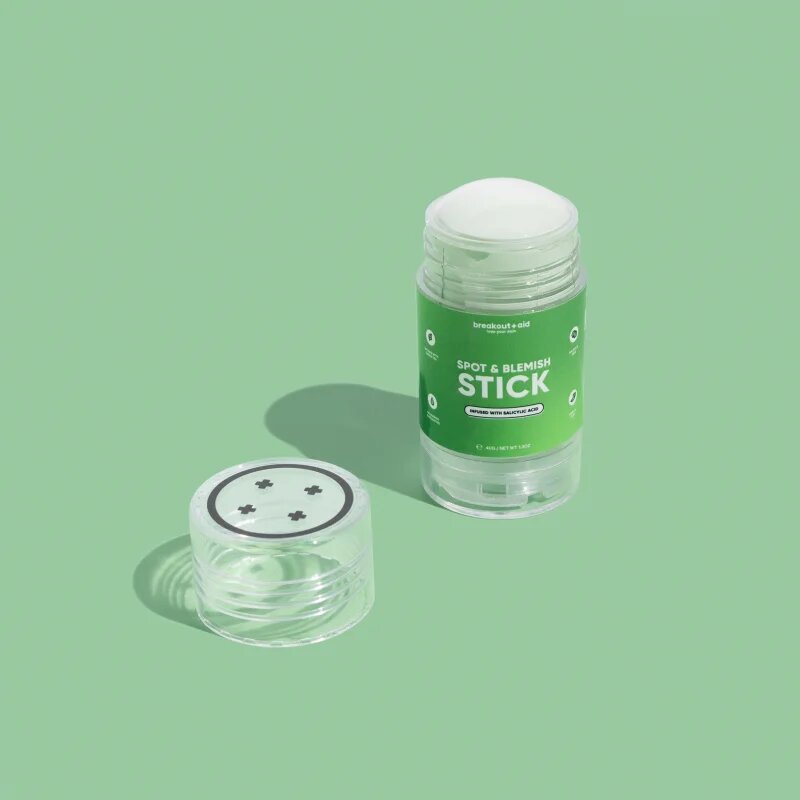 breakout + aid Spot & Blemish Stick arcmaszk agyagból a problémás bőrre 40 g