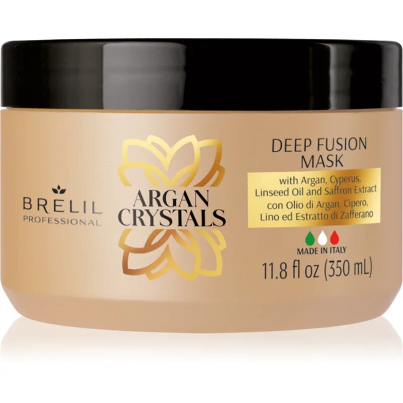 Brelil Professional Cristalli di Argan Deep Fusion Mask hidratáló maszk Argán olajjal 350 ml