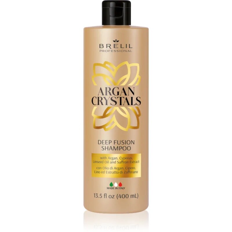 Brelil Professional Cristalli di Argan Deep Fusion Shampoo hidratáló sampon Argán olajjal 400 ml