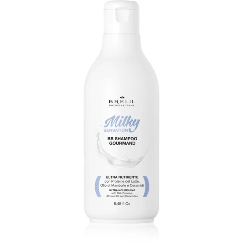 Brelil Professional Milky Sensation BB Shampoo regeneráló sampon a gyenge és sérült hajra 250 ml