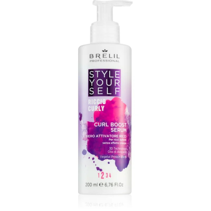Brelil Professional Style YourSelf Curl Boost Serum szérum hullámos hajra 200 ml