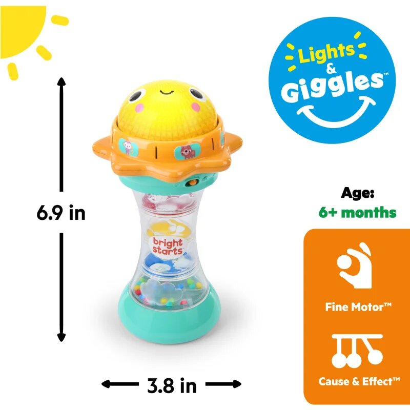Bright Starts Just for Sun elektronikus csörgő dallammal 6 m+ 1 db