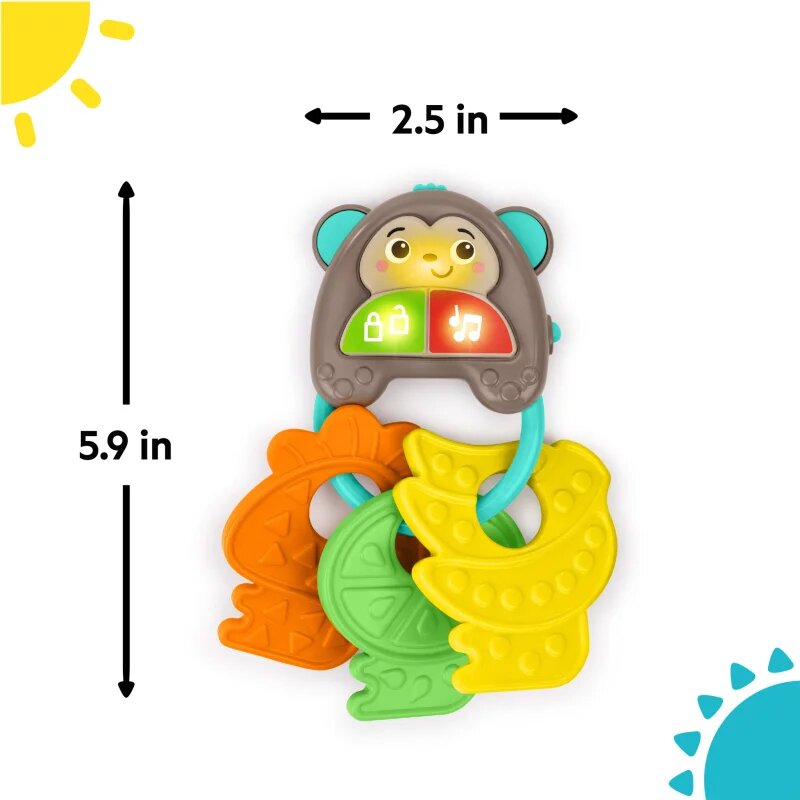 Bright Starts MonKeys zenélő játék 6 m+ 1 db