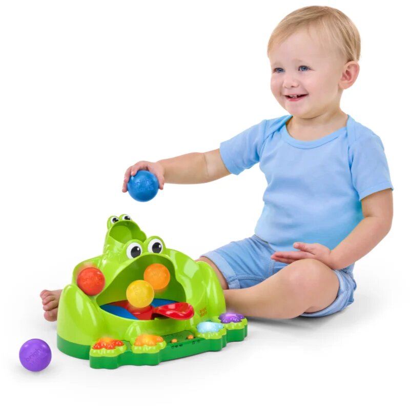 Bright Starts Poppin' Ball Frog interaktív játék dallammal 6 m+ 1 db