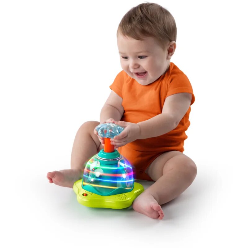 Bright Starts Press & Glow Spinner interaktív játék dallammal 6 m+ 1 db