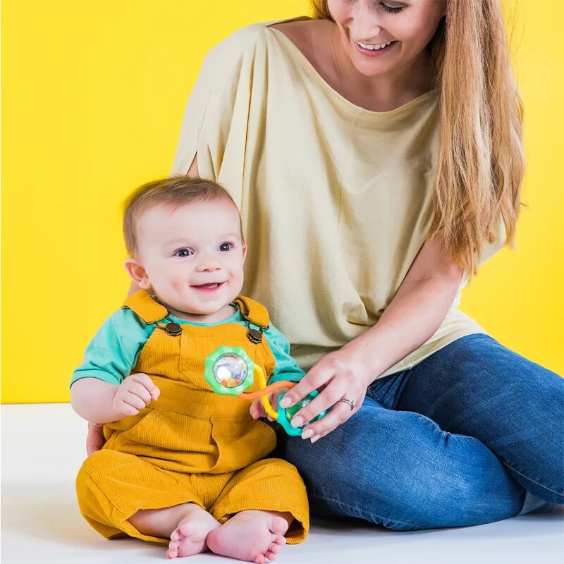 Bright Starts Teether & Rattle csörgő 3m+ 1 db