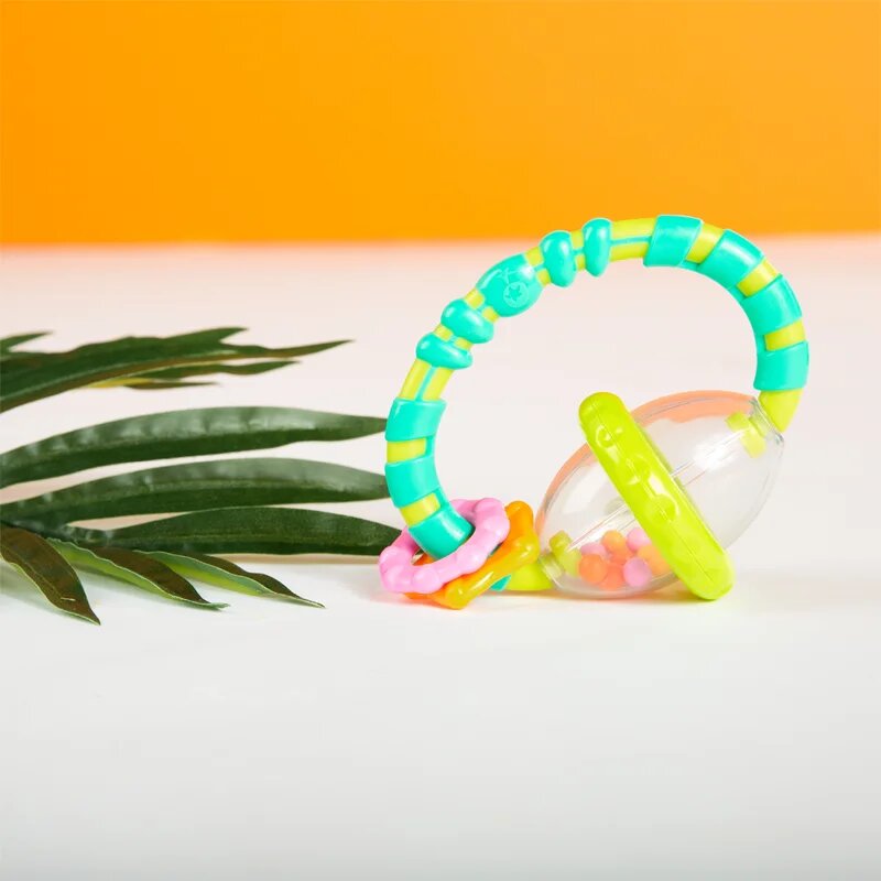 Bright Starts Teether & Rattle csörgő rágókával I. 3m+ 1 db