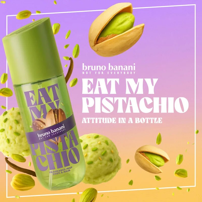 Bruno Banani Eat My Pistachio parfümözött spray a testre unisex 236 ml