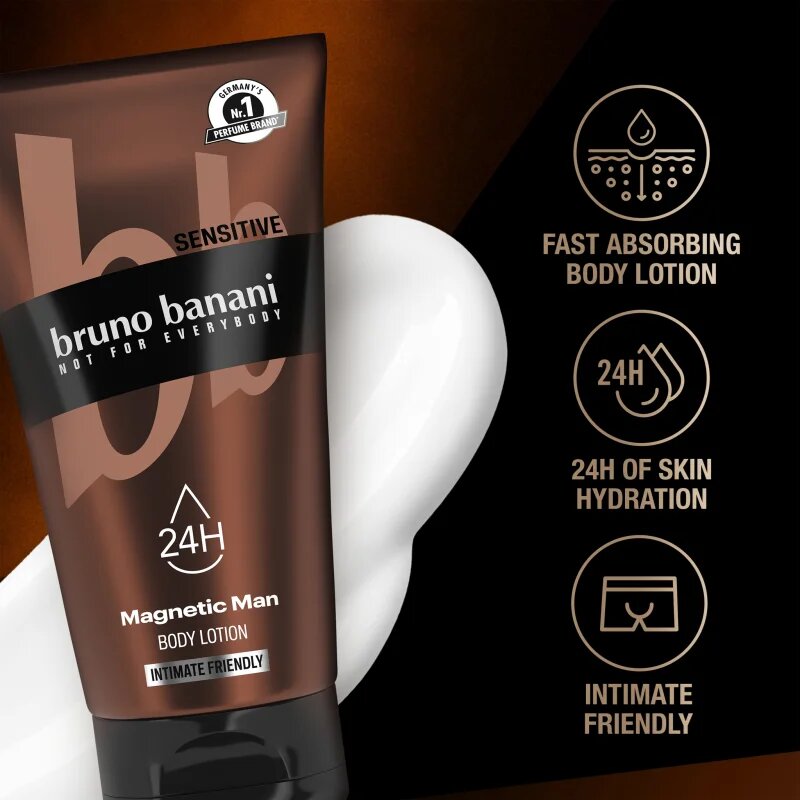 Bruno Banani Magnetic Man hidratáló testkrém uraknak 150 ml