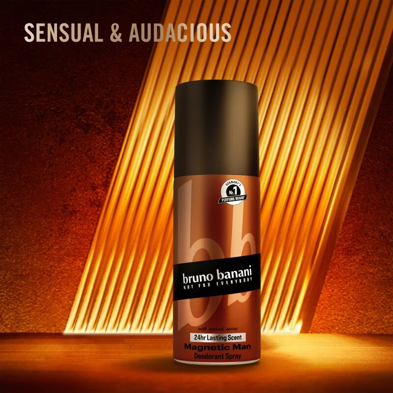 Bruno Banani Magnetic Man spray dezodor 24h uraknak 150 ml