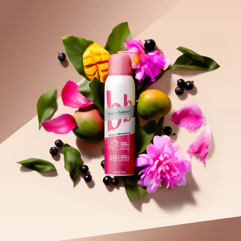 Bruno Banani Pure Woman Sparkling Mango & Peony izzadásgátló 48h hölgyeknek 150 ml