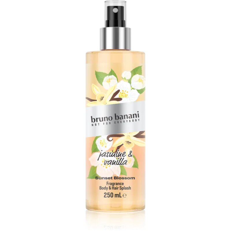 Bruno Banani Sunset Blossom Jasmine & Vanilla illatosított haj- és testpermet hölgyeknek 250 ml