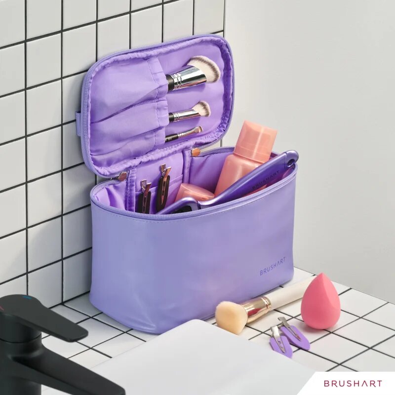 BrushArt Accessories Make-up bag kozmetikai táska Lilac 1 db