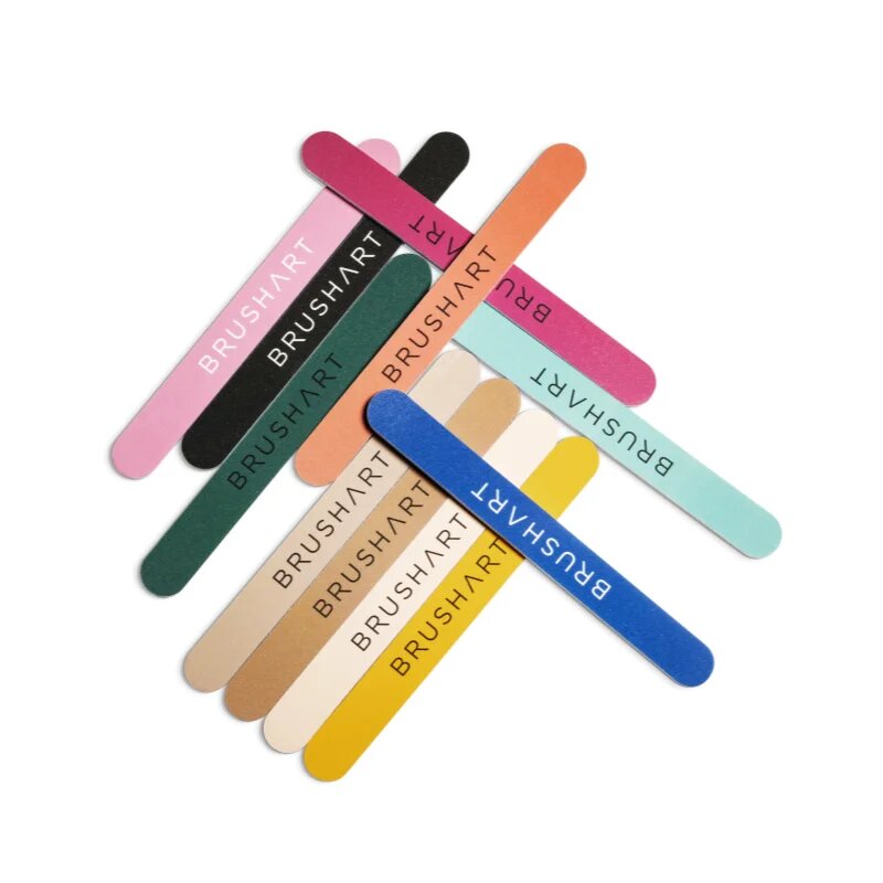 BrushArt Accessories Nail file duo körömreszelő szett árnyalat Yellow/Blue 2 db