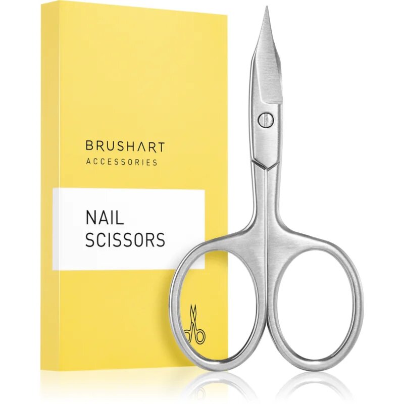 BrushArt Accessories Nail scissors körömvágó olló árnyalat SIlver 1 db