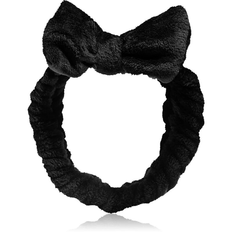 BrushArt Accessories Skincare headband kozmetikai fejpánt Black 1 db