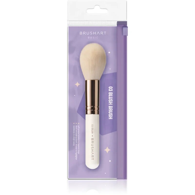 BrushArt Basic Blush brush púderecset az arcra (arcpír ecset) 1 db