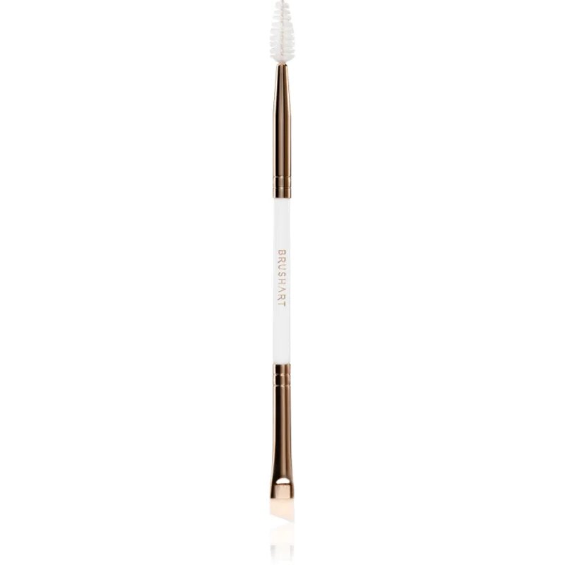 BrushArt Basic Dual-ended brow brush kétoldalas szemöldökecset 1 db