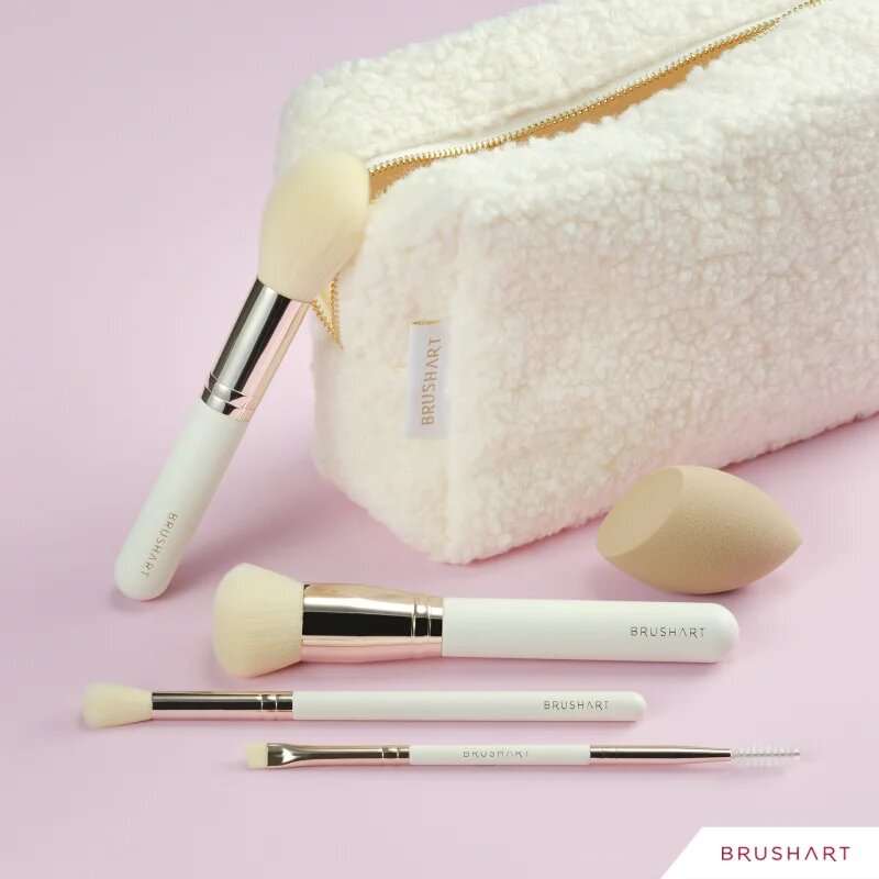 BrushArt Basic Soft Glam make-up brush set Ecsetkészlet táskával