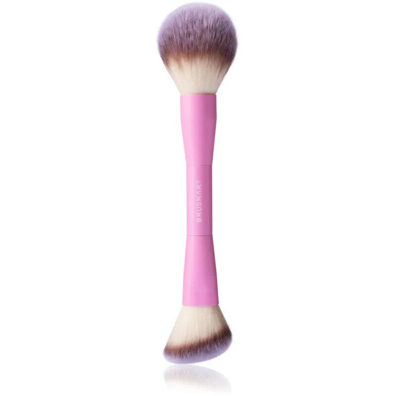 BrushArt Double Duty Blush & Powder brush arcpirosító- és púderecset kétoldalas 1 db