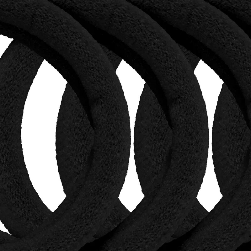 BrushArt Hair Band hajgumik Black 6 db