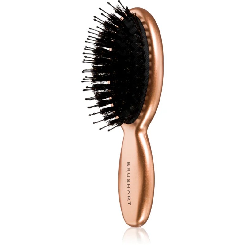 BrushArt Hair Boar bristle paddle hairbrush hajkefe vaddisznó sörtékkel Travel 1 db