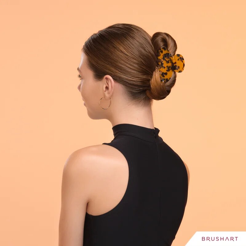 BrushArt Hair Claw clip fogas hajcsipesz Tortoise shell dark 1 db