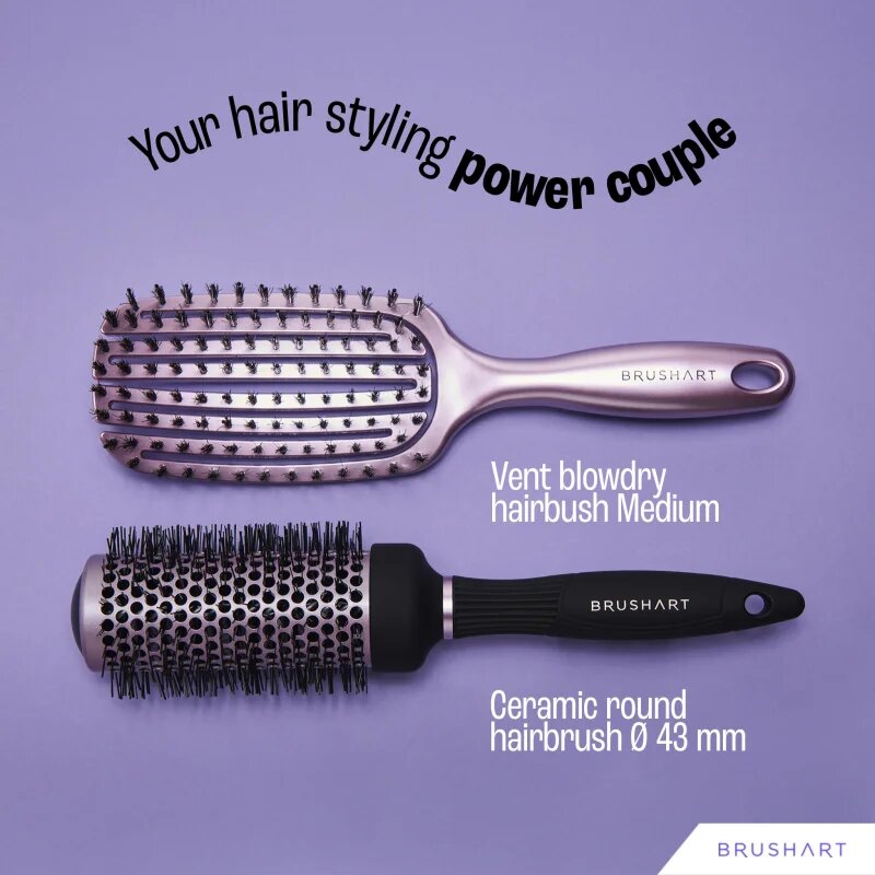 BrushArt Hair Hairbrush set ajándékszett a hajformázáshoz melyhez magas hőfokot használunk