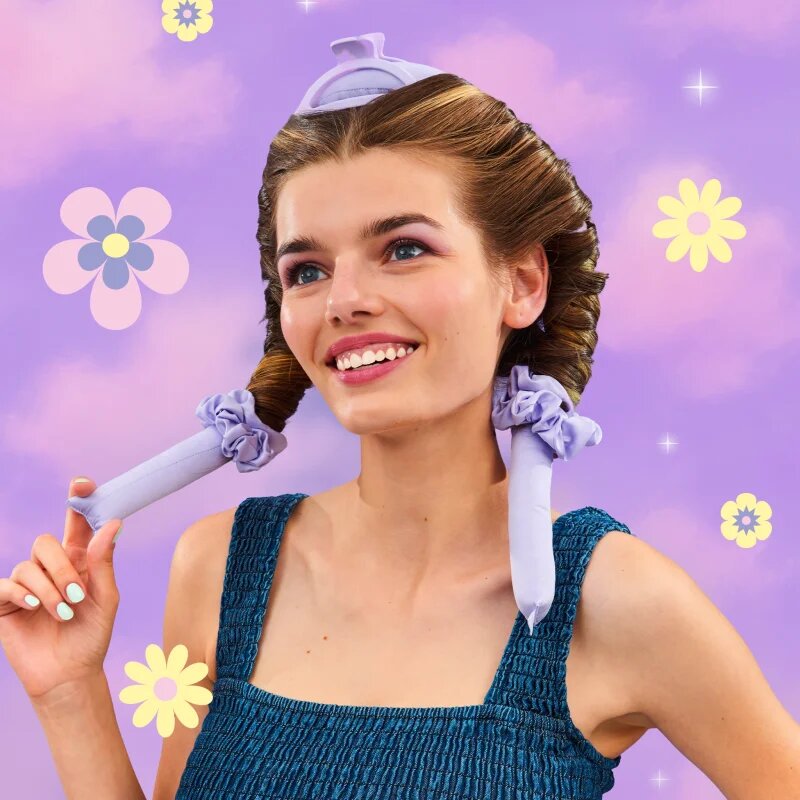 BrushArt Hair Heatless hair curling set hajgöndörítő készlet Daisy Dreams