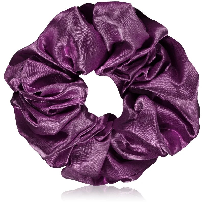 BrushArt Hair Large satin scrunchie set hajgumik Pink & Violet