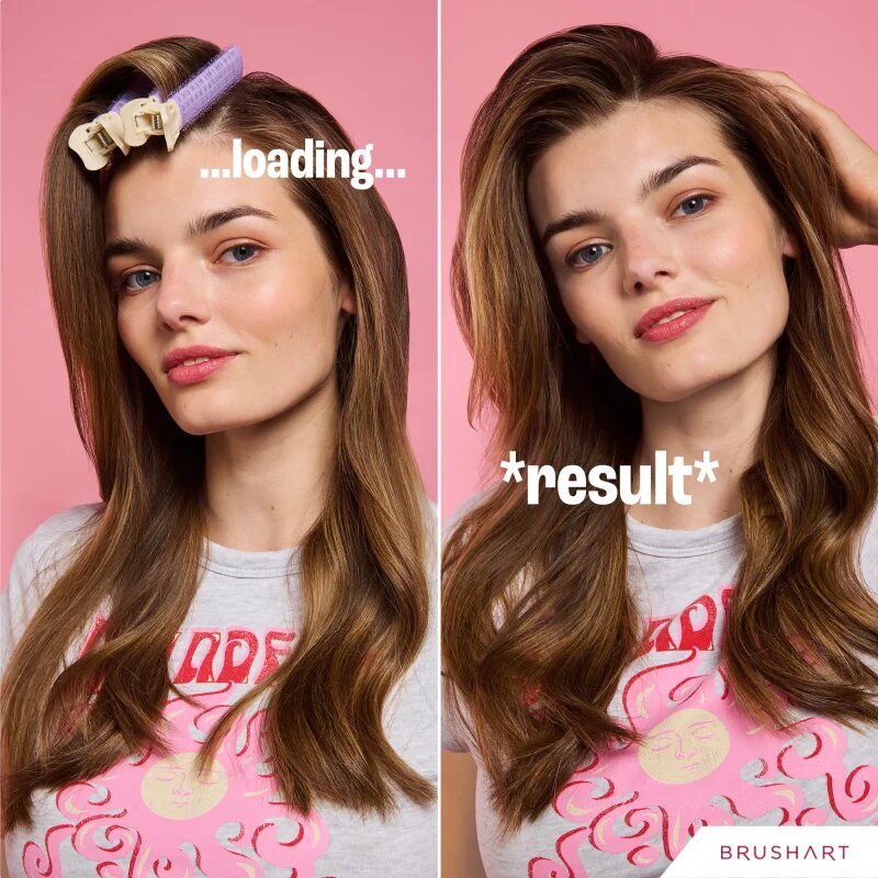 BrushArt Hair Root volumizer Öntapadós hajcsavarók dús haj a gyökerektől 2 db