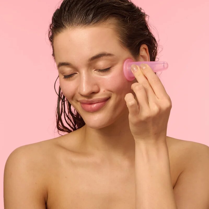 BrushArt Home Salon Facial cupping set arcköpölyöző készlet