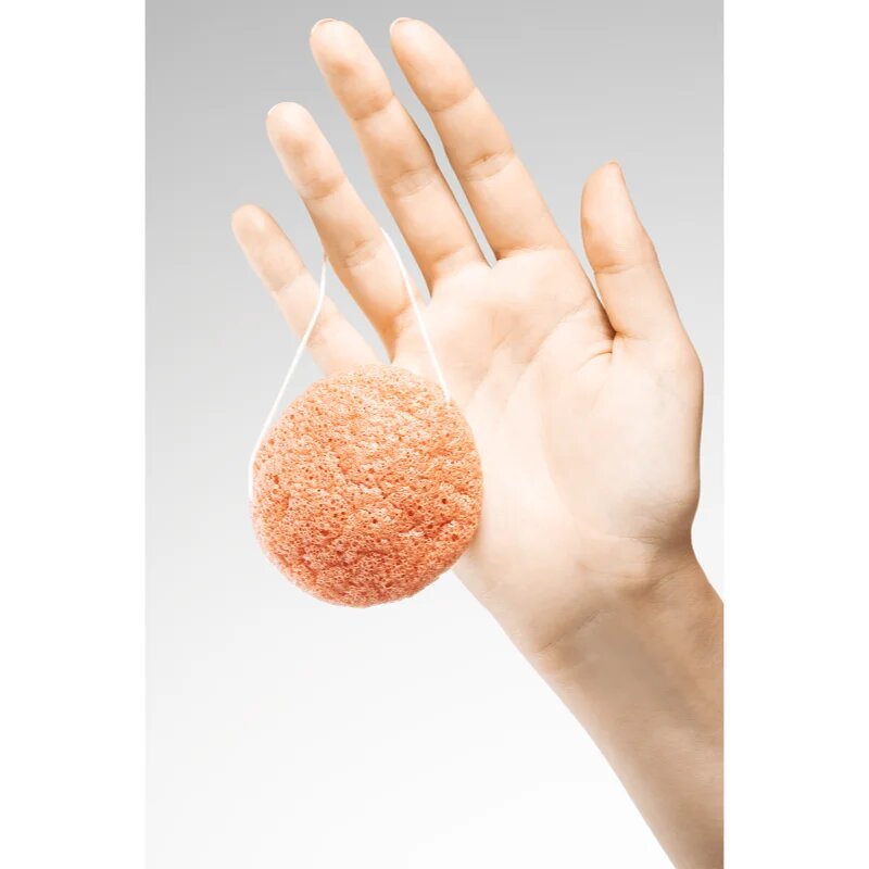 BrushArt Home Salon Konjac sponge gyengéd hámlasztó szivacs az arcra Pink Clay 5 g