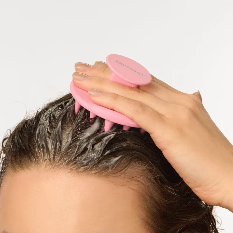 BrushArt Home Salon Scalp scrub brush masszázs szegédeszköz hajra 1 db
