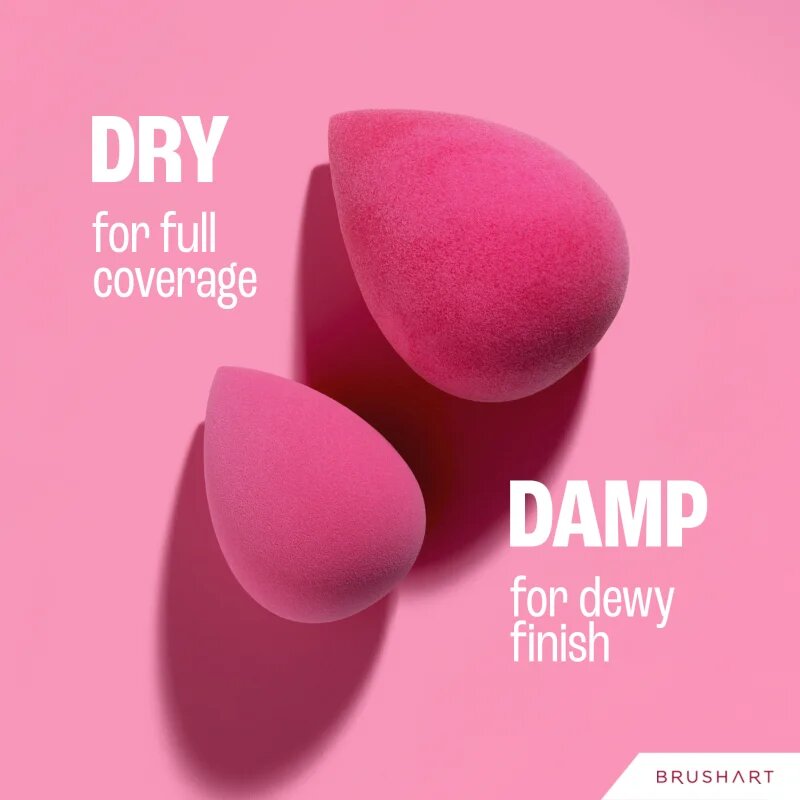 BrushArt Make-up Sponge Drop csepp alakú sminkszivacs 1 db