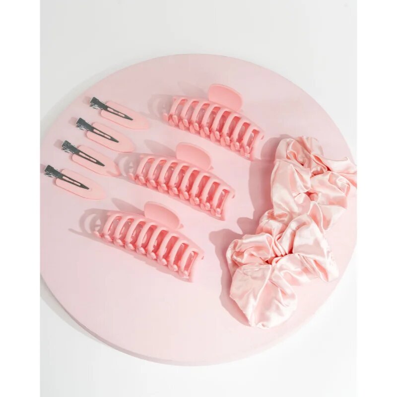 Brushworks Complete Hair Clip & Scrunchie Set hajgumi- és hajcsatszett
