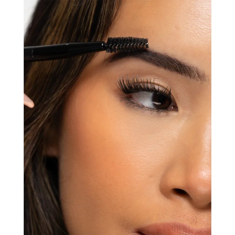 Brushworks Double Ended Brow Brush And Spoolie kétoldalas szemöldökecset NO. 22 1 db