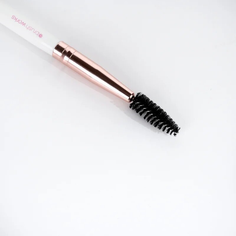 Brushworks Double Ended Brow Brush szemöldökformázó ecset kefével 1 db