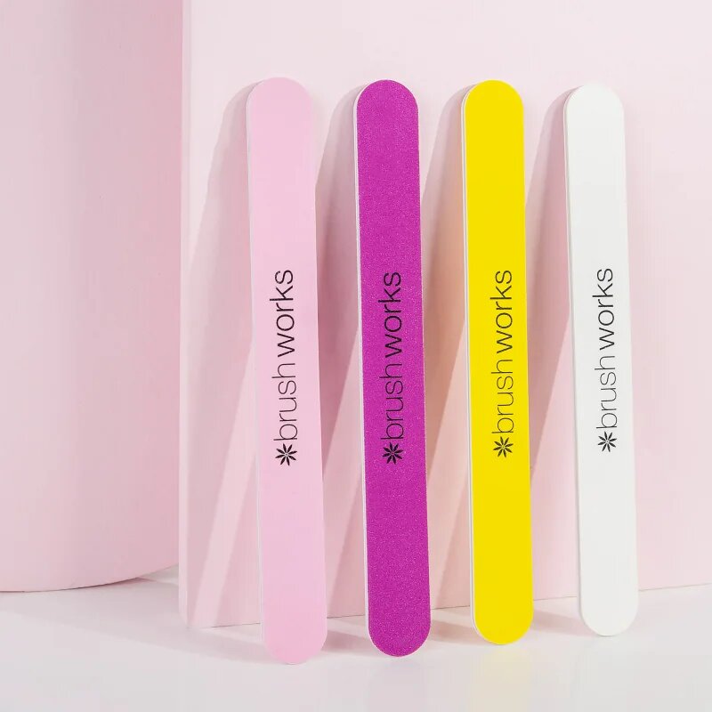 Brushworks Nail Files Coloured körömreszelő szett körmökre
