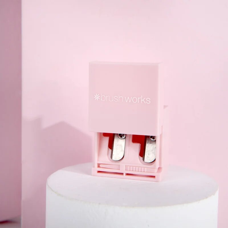 Brushworks Pencil Sharpener dupla hegyező a kozmetikai ceruzákhoz 1 db