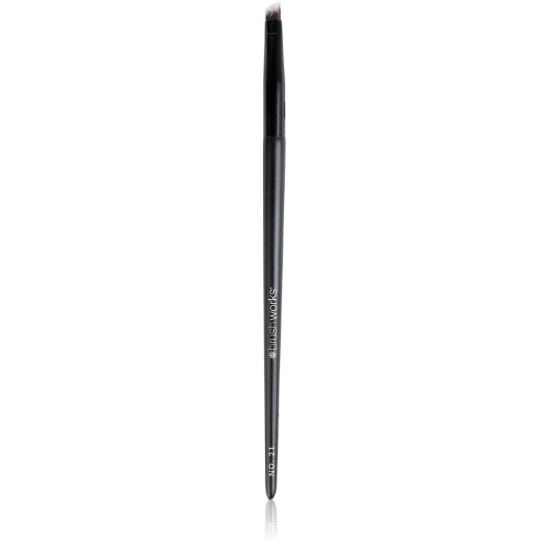 Brushworks Precise Brow szemöldök ecset típus NO. 21 1 db