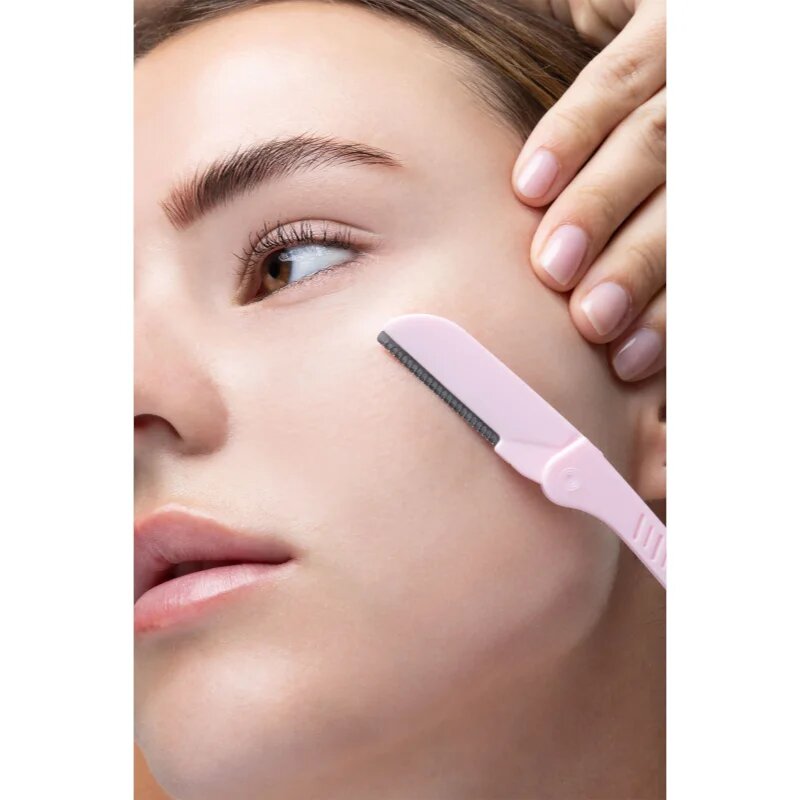 Brushworks Precision Eyebrow Razor Pastel borotva szemöldökre