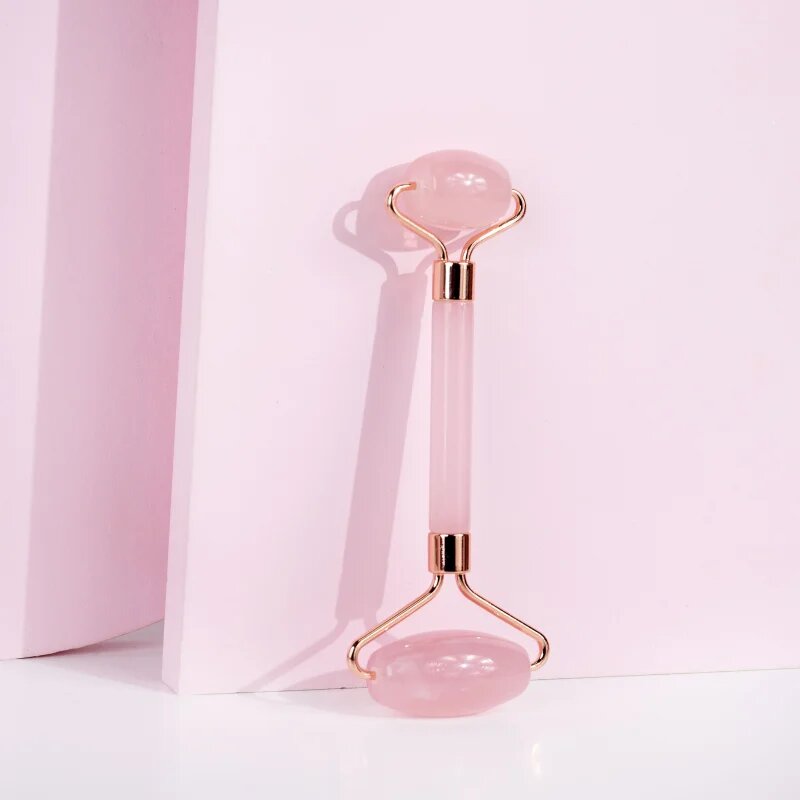 Brushworks Resin Rose Roller & Gua Sha arcápoló szett
